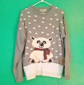 Magical Season Bear Grey Sweater